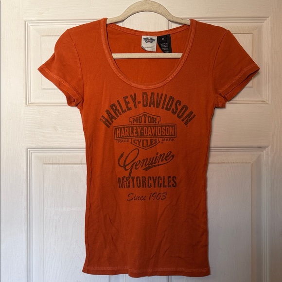 Harley-Davidson Tops - Harley-Davidson Women's Orange Tee